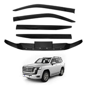 Injection Weather Shields + Bonnet Protector for Toyota LandCruiser 300 Series 2021-Onwards