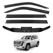 Luxury Weather Shields + Bonnet Protector for Toyota LandCruiser 300 Series 2021-Onwards