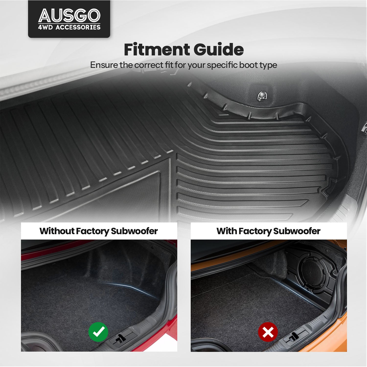 Boot Liner for Ford Mustang 2015-Onwards