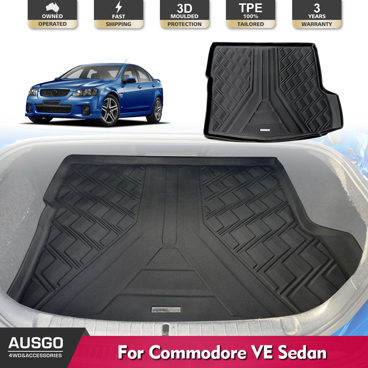 Boot Liner for Holden Commodore VE Sedan