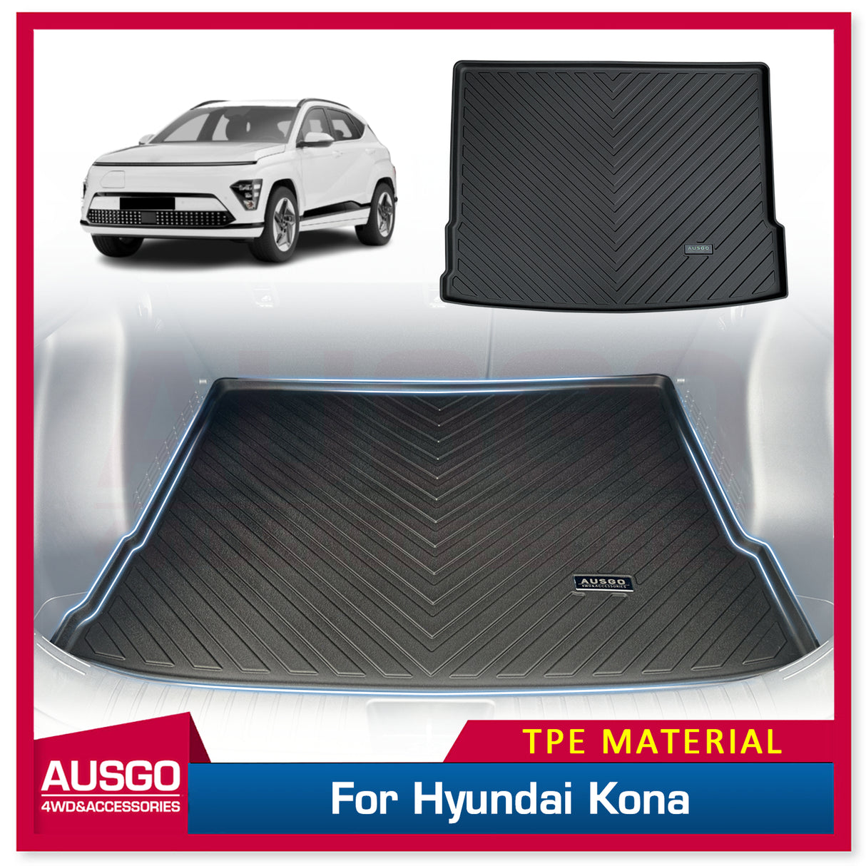 Boot Liner for Hyundai Kona 2023-Onwards