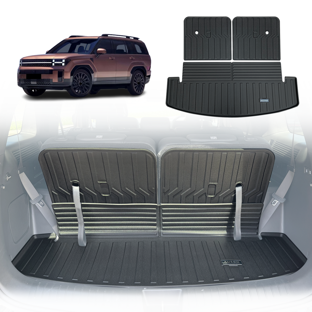 Boot Liner for Hyundai Santa Fe 7 Seater 2024-Onwards