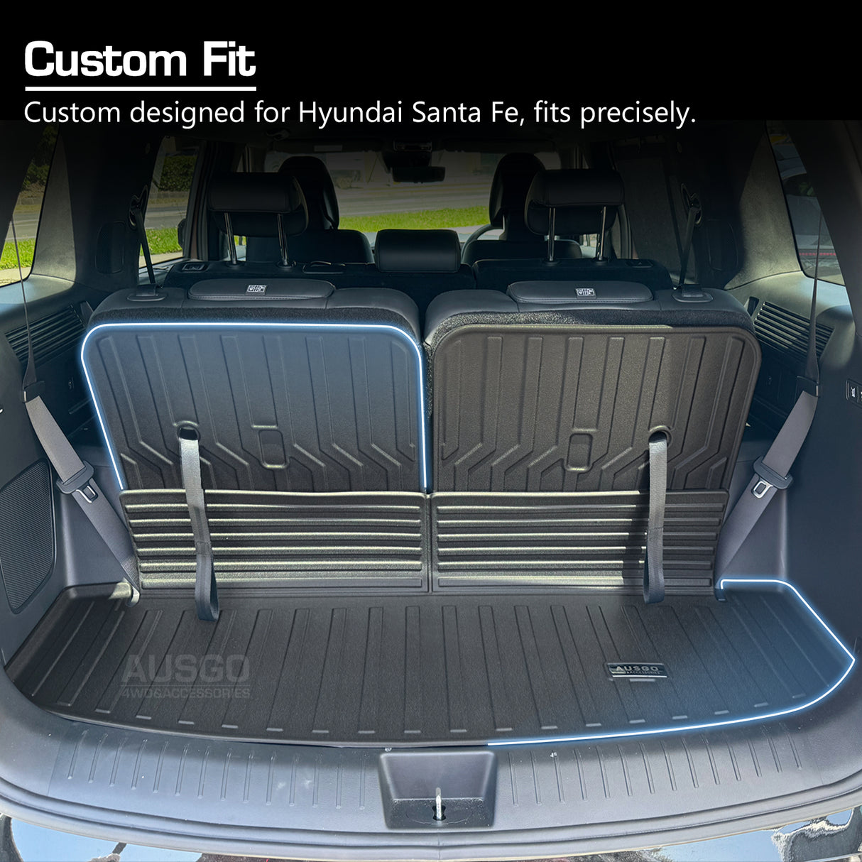 Boot Liner for Hyundai Santa Fe 7 Seater 2024-Onwards