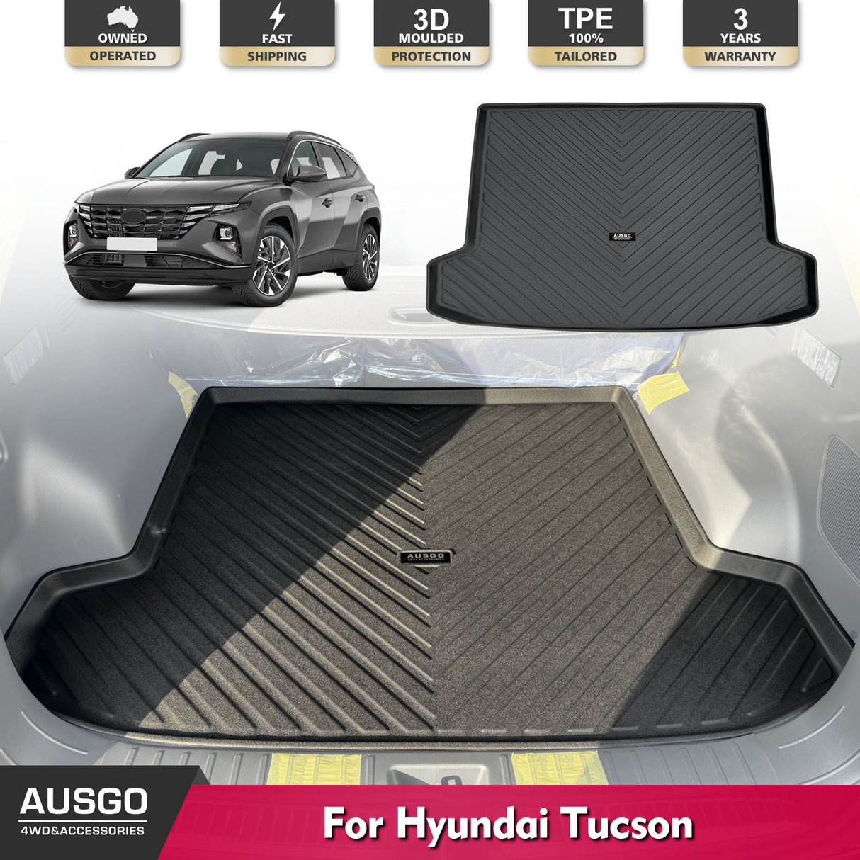 Boot Liner for Hyundai Tucson 2021-Onwards