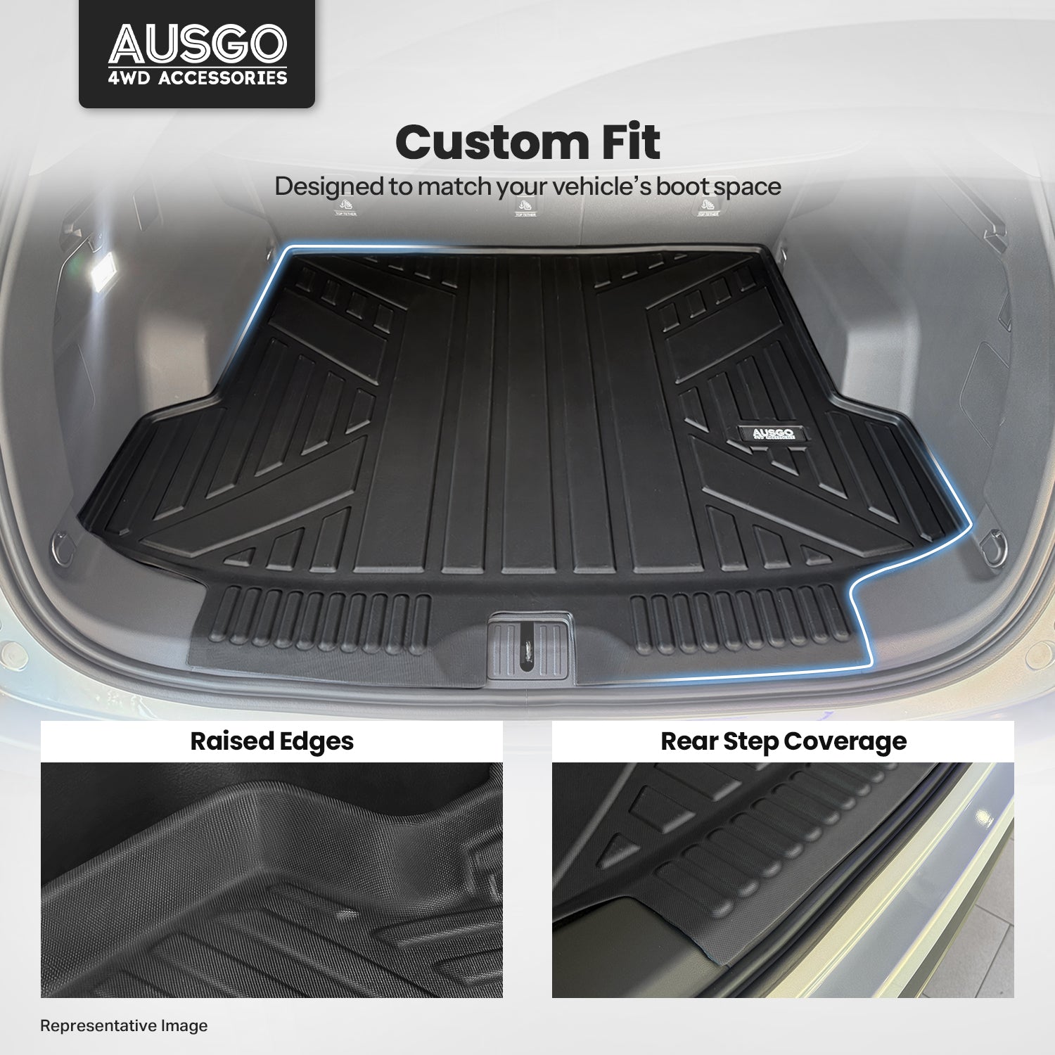 Boot Liner Back Seat Protector for Jaecoo J7 2024-Onwards