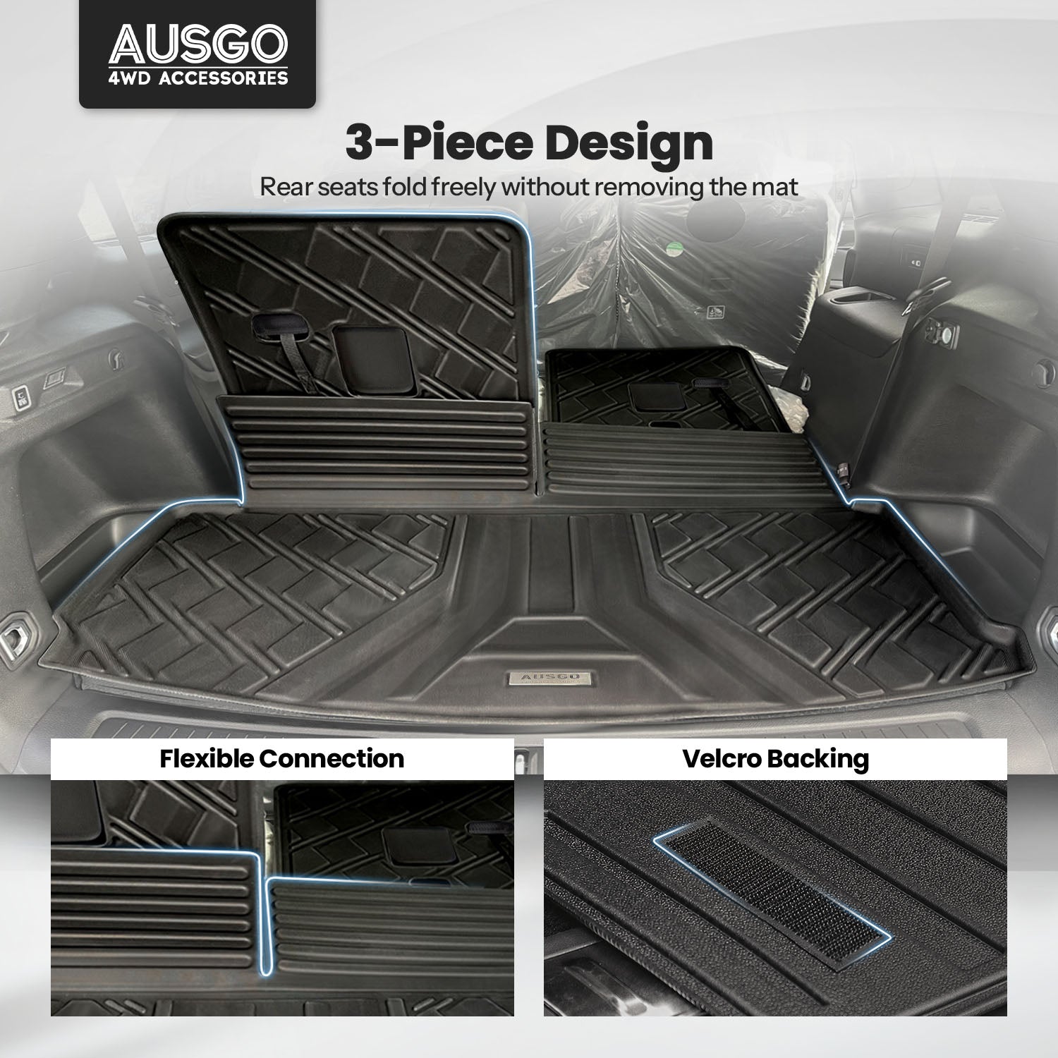 Boot Liner for Jeep Grand Cherokee L WL Series 7 Seats 2021-Onwards