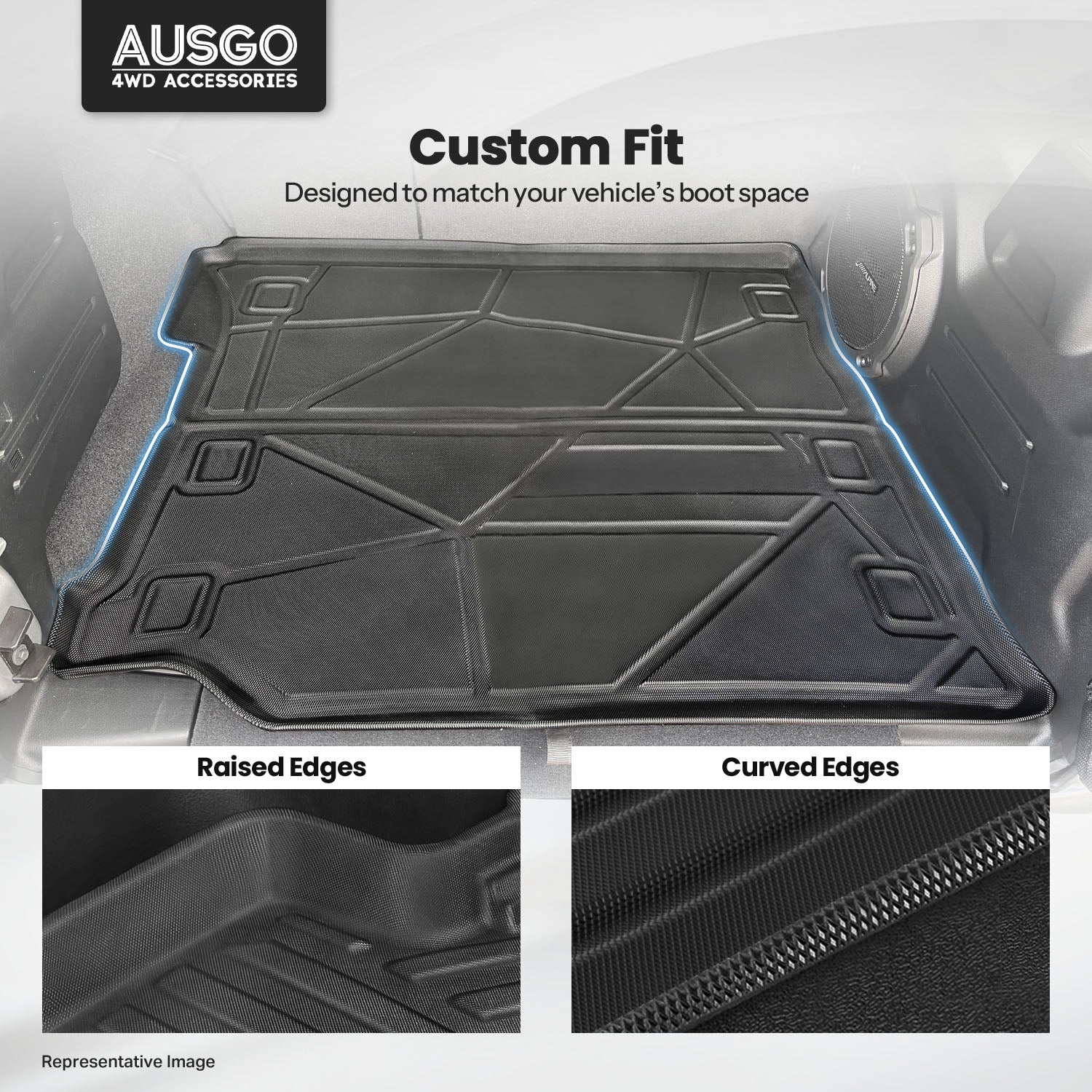Boot Liner for Jeep Wrangler JL 4Door 2018-Onwards Overland / Rubicon
