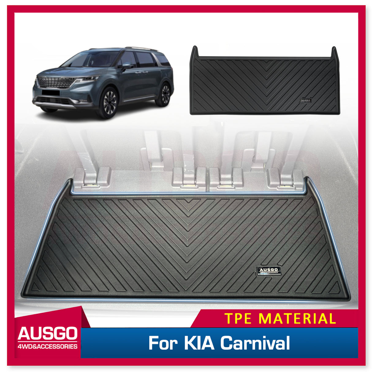 Boot Liner for KIA Carnival KA4 Series 2020-Onwards