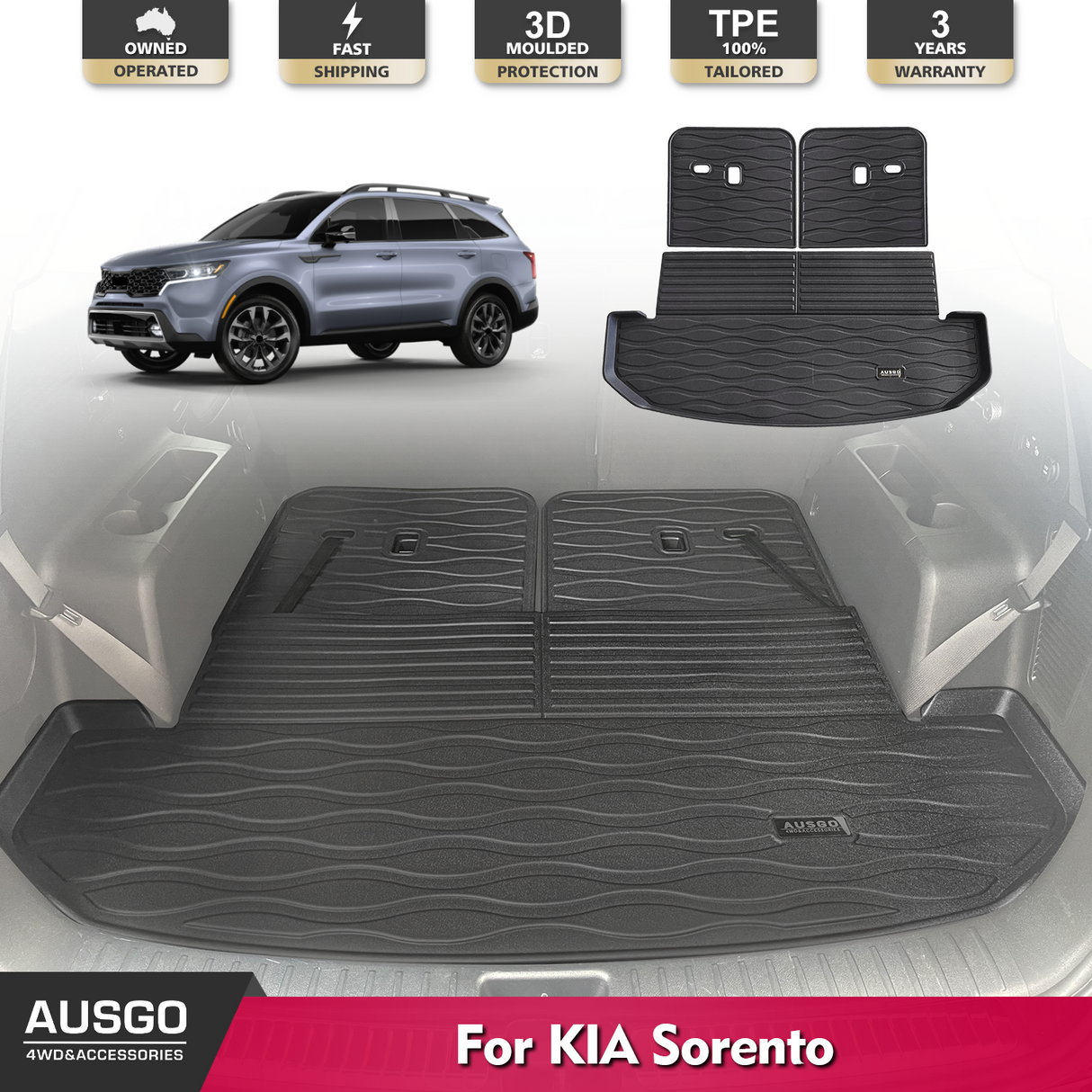 Boot Liner for KIA Sorento MQ4 Series 2020-Onwards