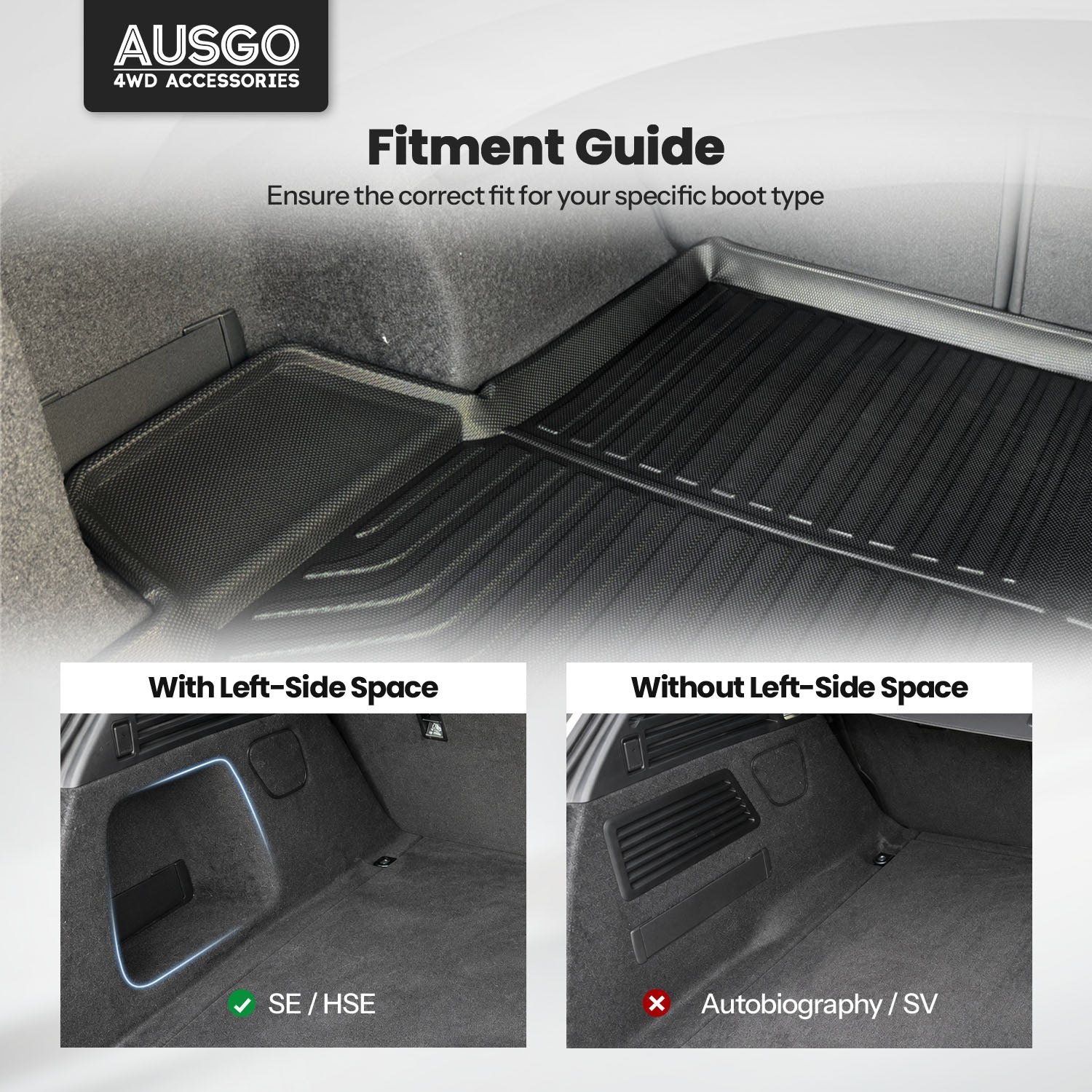Boot Liner for Land Rover Range Rover Sport SE / HSE 2023-Onwards