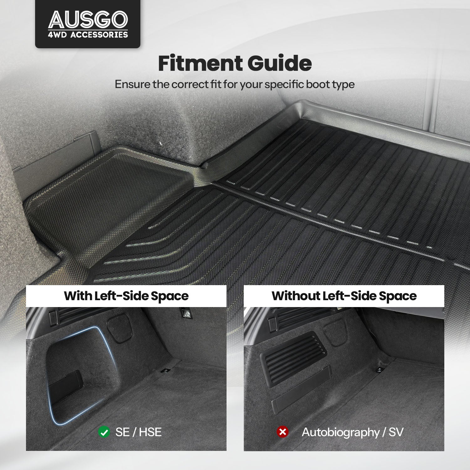 Boot Liner for Land Rover Range Rover Sport SE / HSE 2023-Onwards