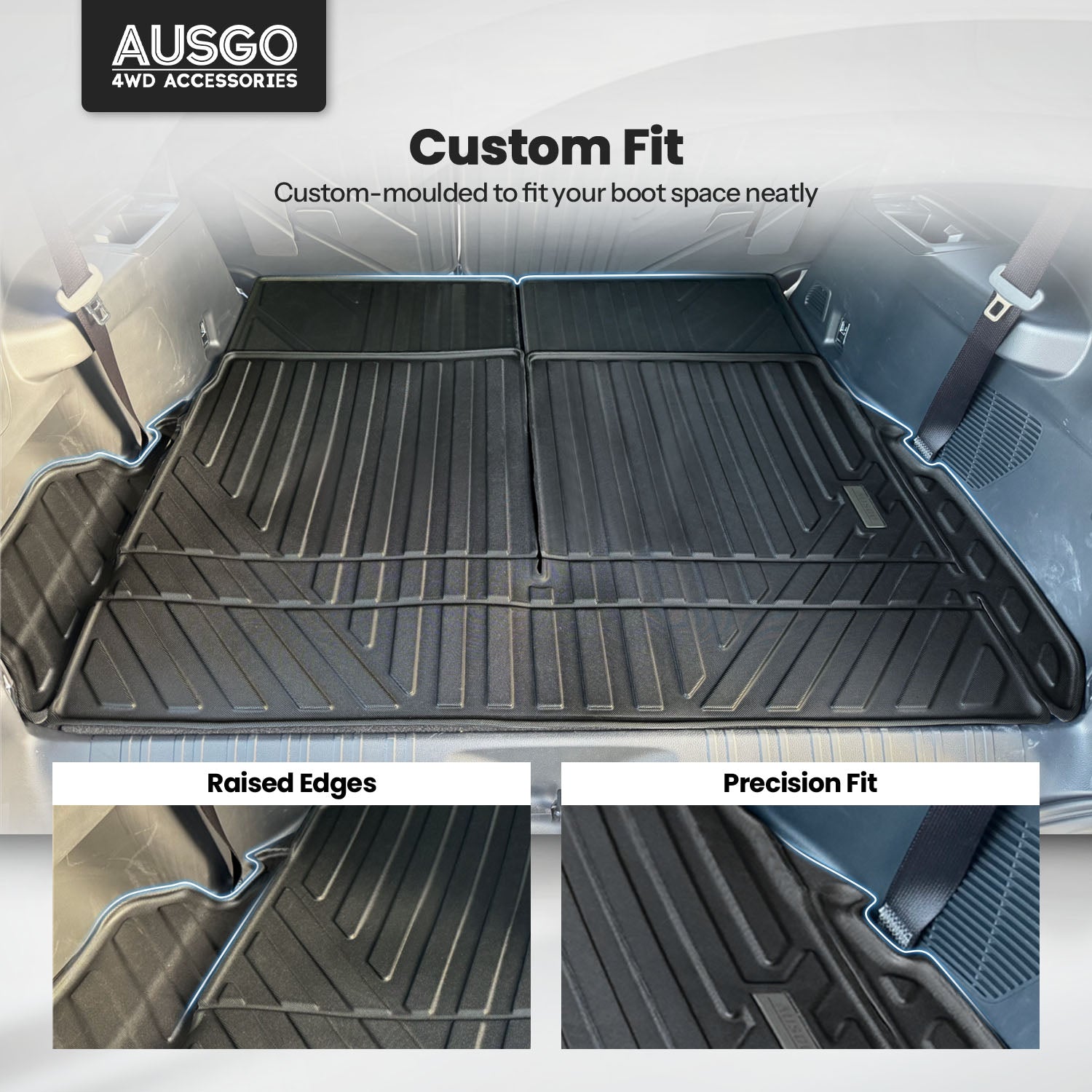 Boot Liner Kick Mats for Lexus GX550 2024-Onwards