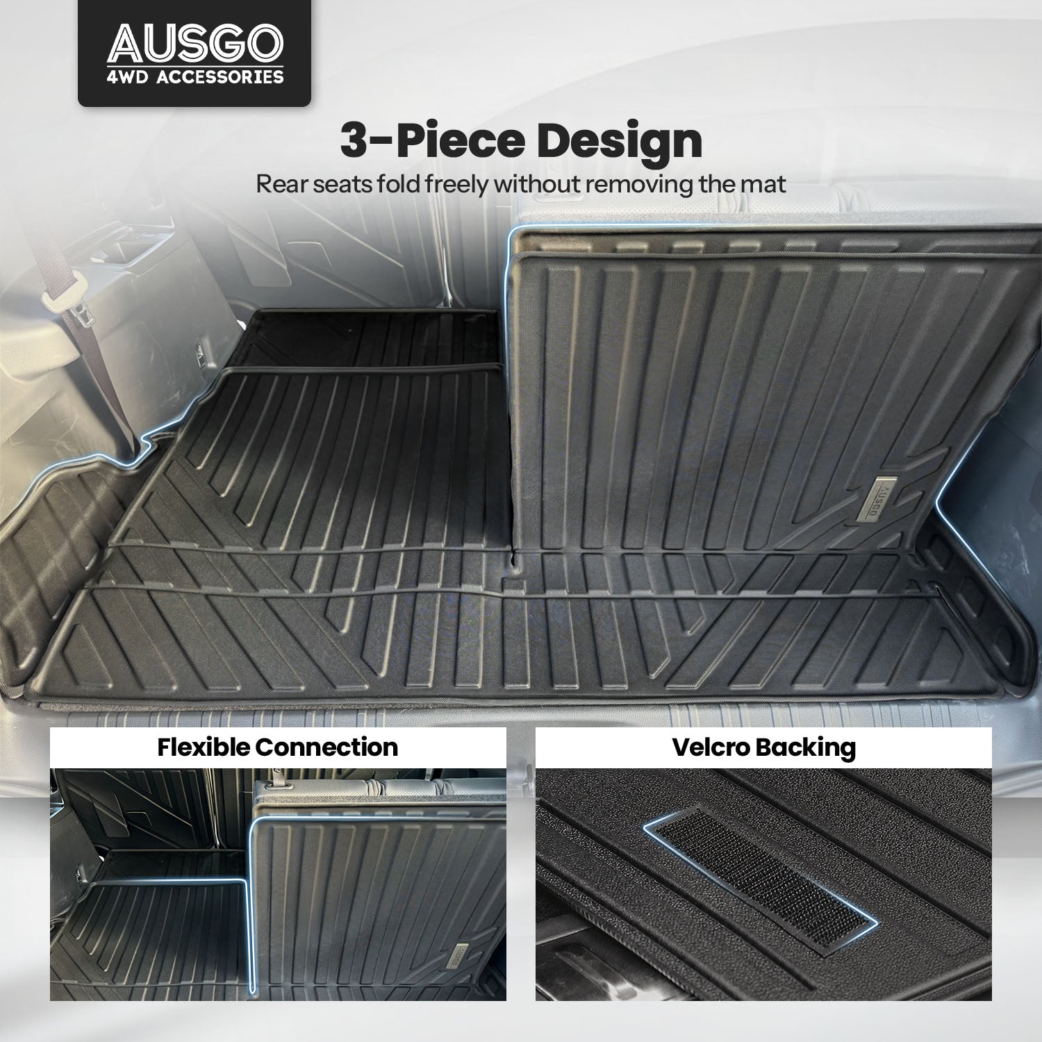 Boot Liner Kick Mats for Lexus GX550 2024-Onwards