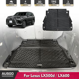 Boot Liner for LEXUS LX500d LX600 2021-Onwards 7 Seater