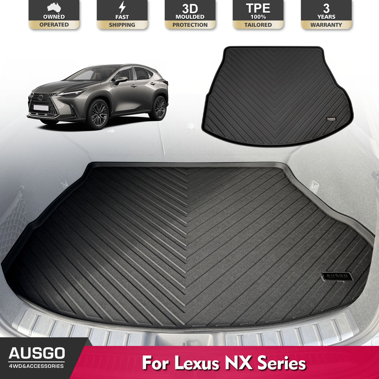 Boot Liner for LEXUS NX Series NX250 / NX350 / NX350H / NX450H 2021-Onwards