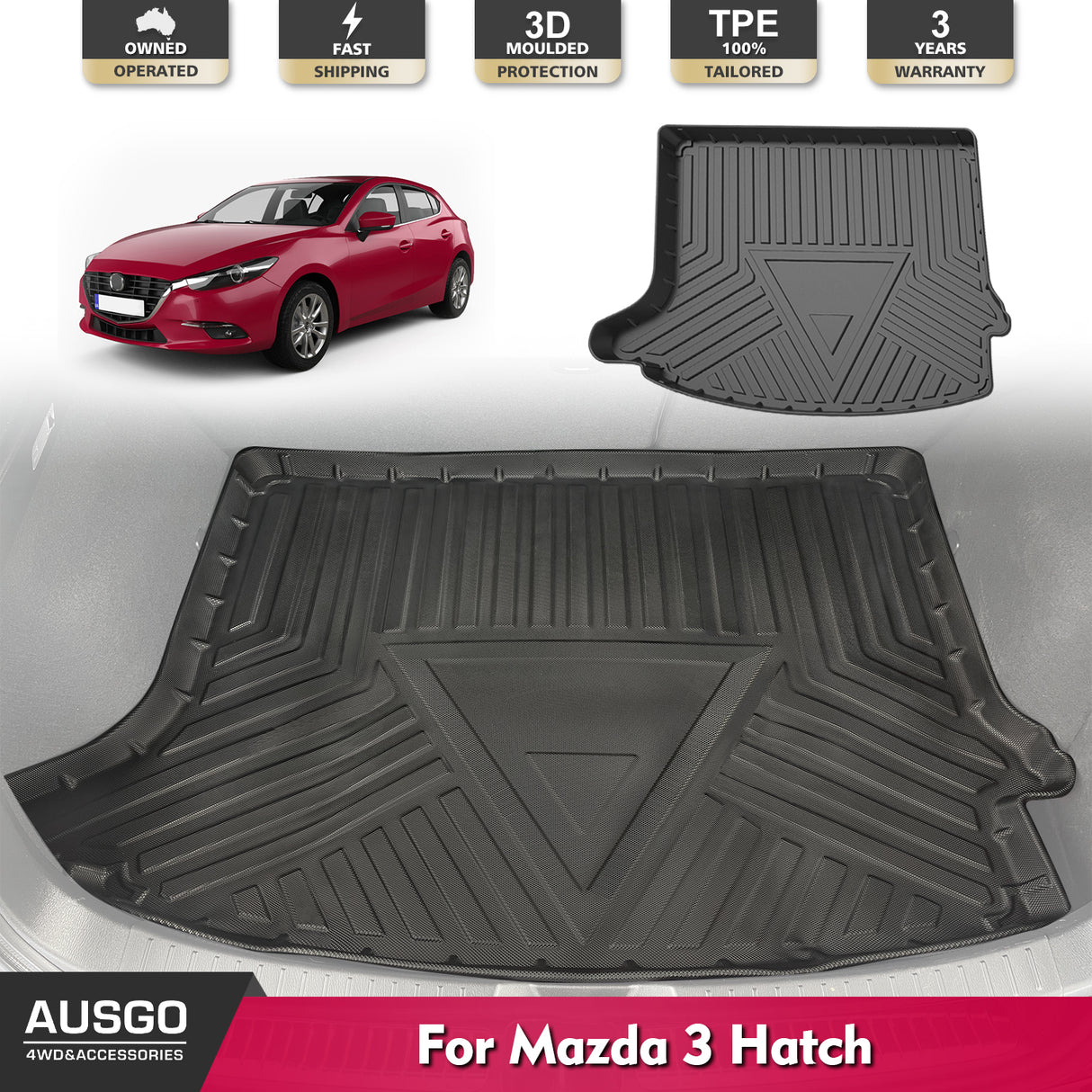 Boot Liner for Mazda 3 Hatch BM BN 2013-2019