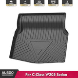 Boot Liner for Mercedes-Benz C-Class C Class W205 Sedan 2014-2021