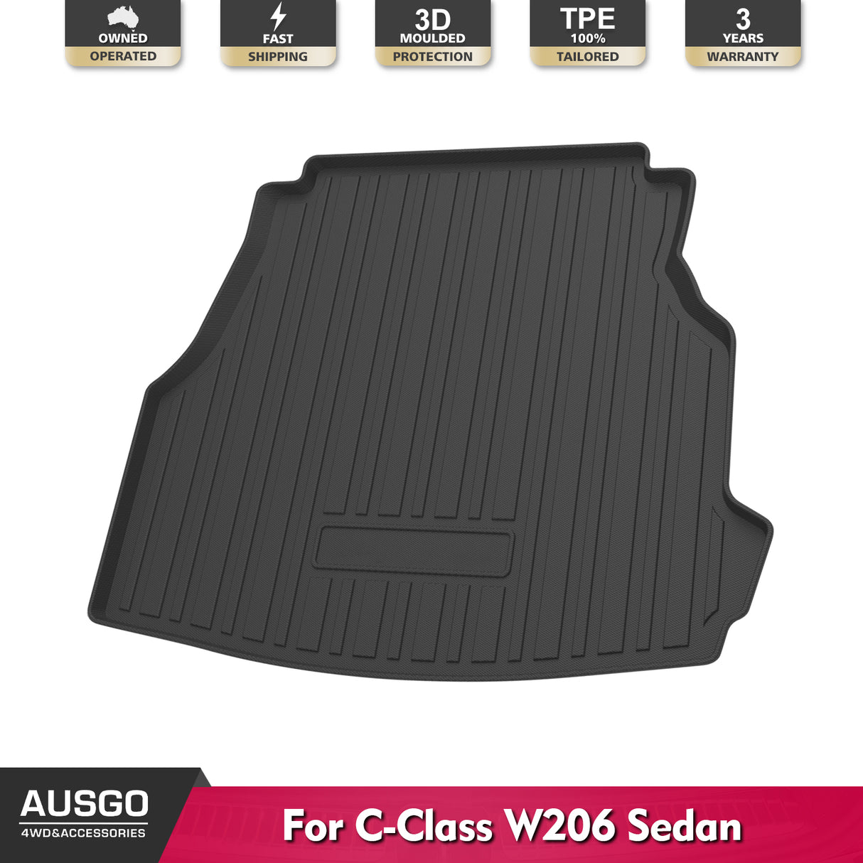 Boot Liner for Mercedes-Benz C-Class C Class W206 Sedan 2021-Onwards