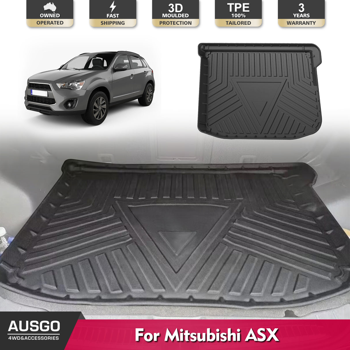 Boot Liner for Mitsubishi ASX XA XB XC Series 2010-2019