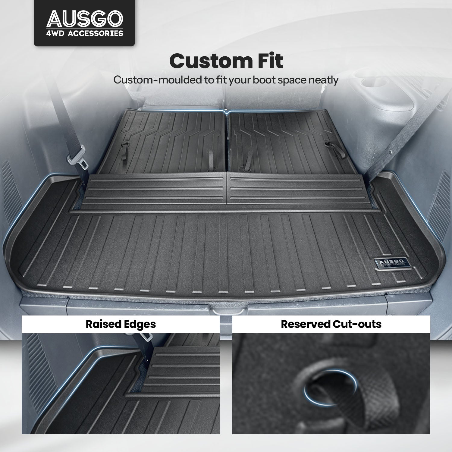 Boot Liner for Mitsubishi Pajero Sport 2015-Onwards 7 Seats