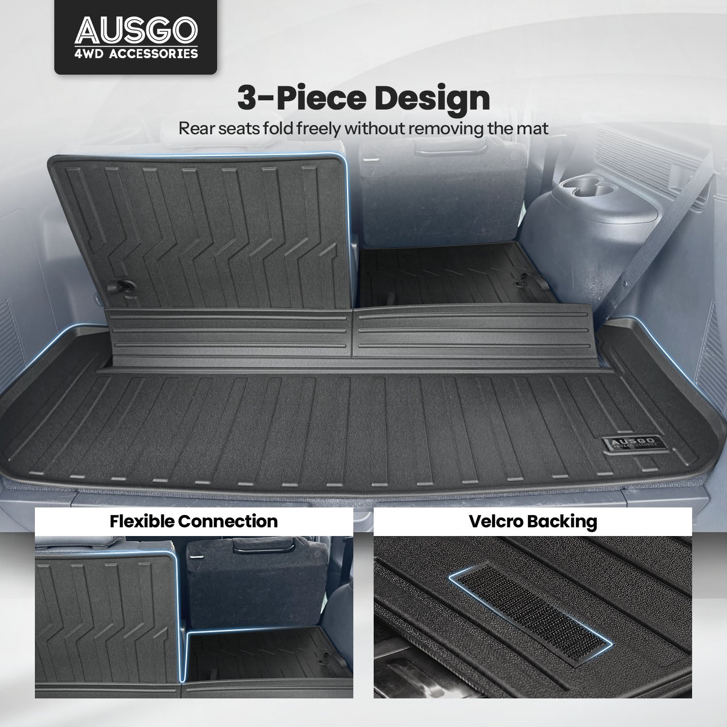 Boot Liner for Mitsubishi Pajero Sport 2015-Onwards 7 Seats