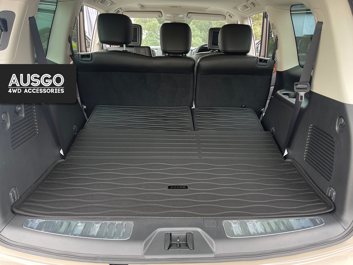 Double-Layer Car Floor Mats for Nissan Patrol Y62 2012-Onwards