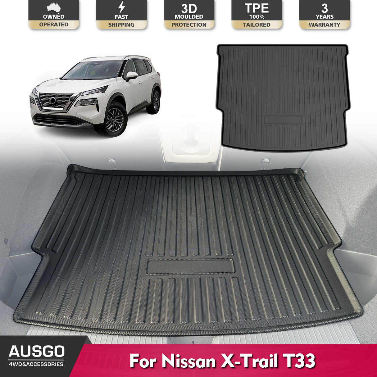 Boot Liner for Nissan X-Trail Xtrail T33 2022-Onwards 5 Seats