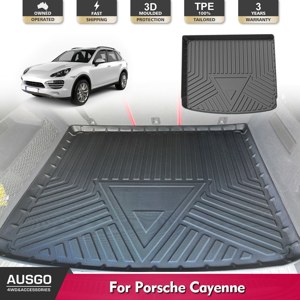 Boot Liner for Porsche Cayenne 92A Series 2010-2017