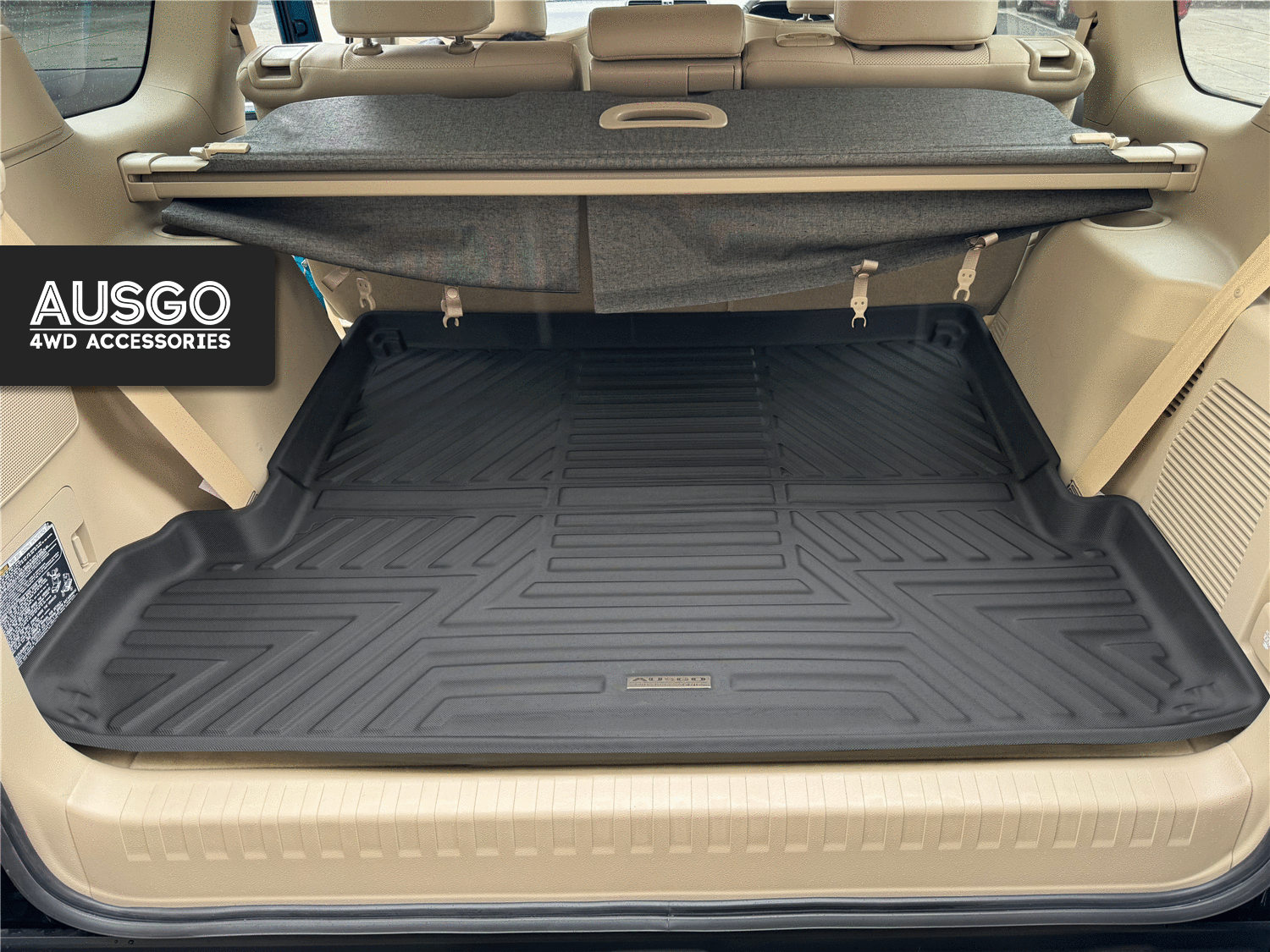 7D Car Floor Mats for Toyota LandCruiser Prado 150 Series 7-Seat 2009-2024 (Auto Trans)
