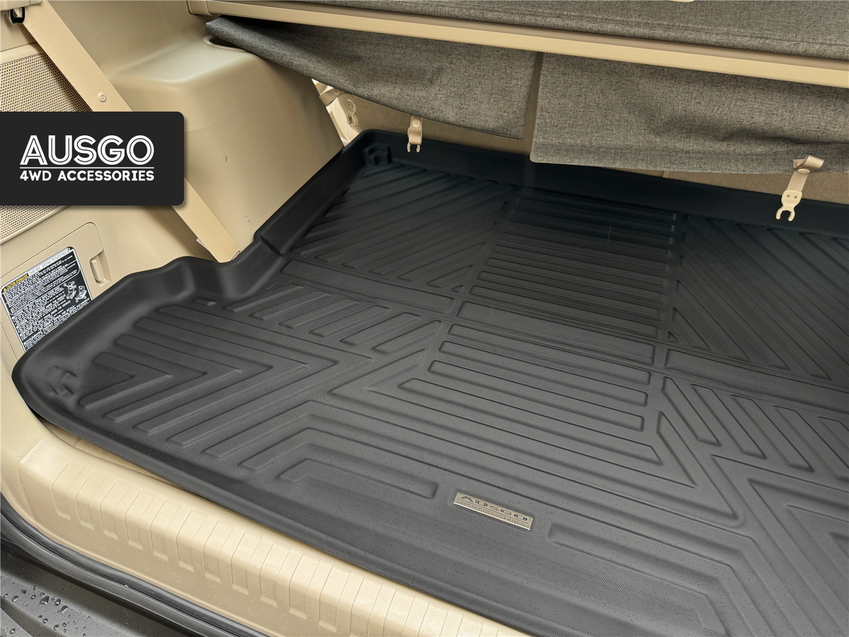 7D Car Floor Mats for Toyota LandCruiser Prado 150 Series 7-Seat 2009-2024 (Auto Trans)