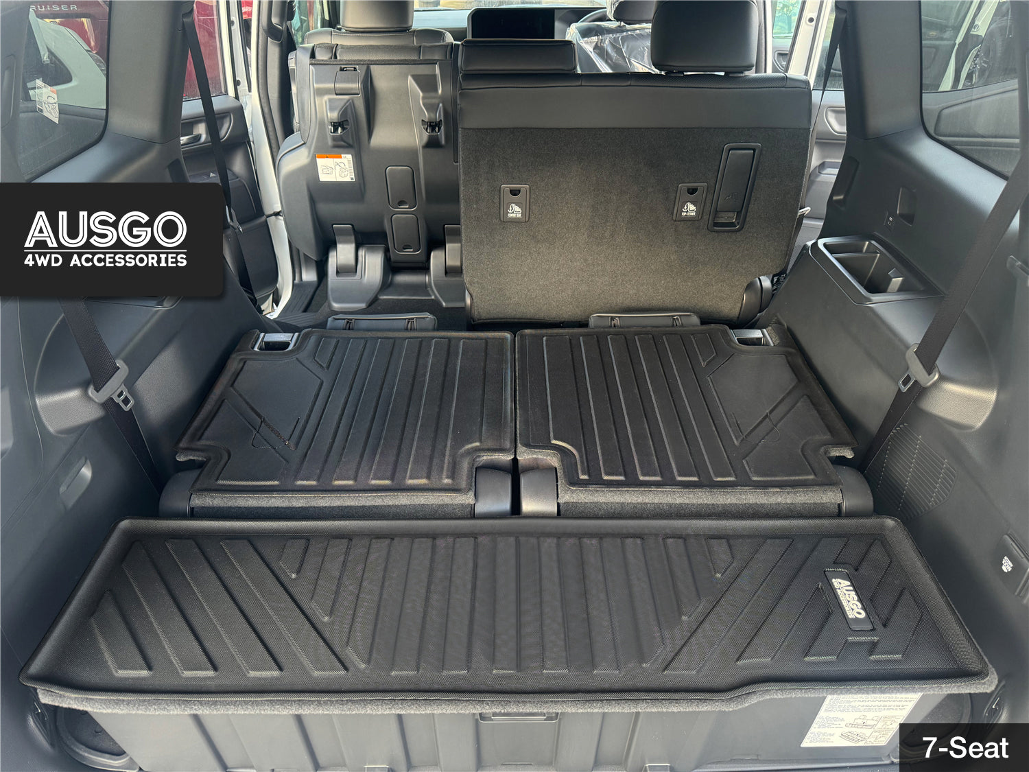 Boot Liner Kick Mats for Toyota Land Cruiser Prado 250 Series 2024-Onwards