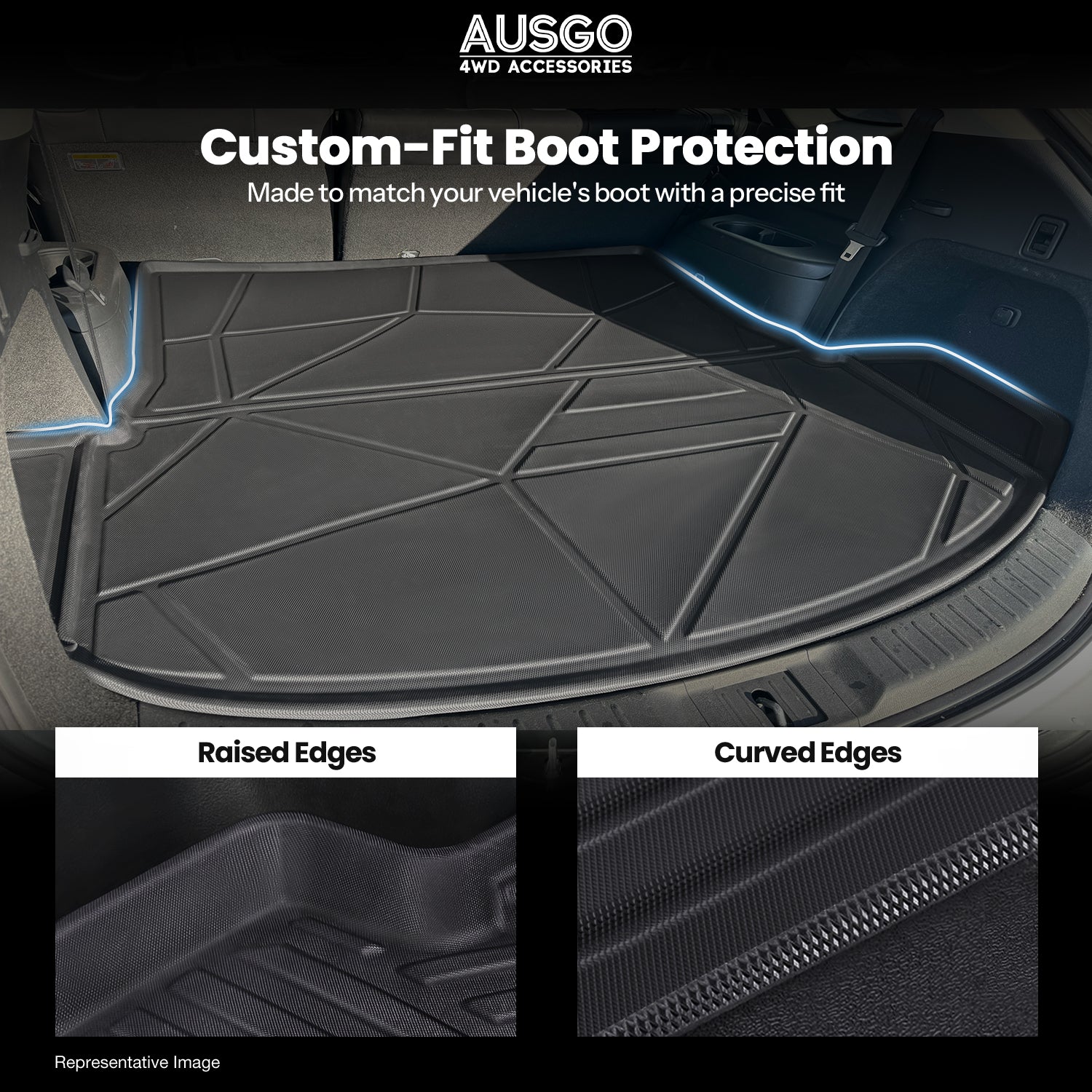 Boot Liner for Mazda CX9 CX-9 2016-Onwards
