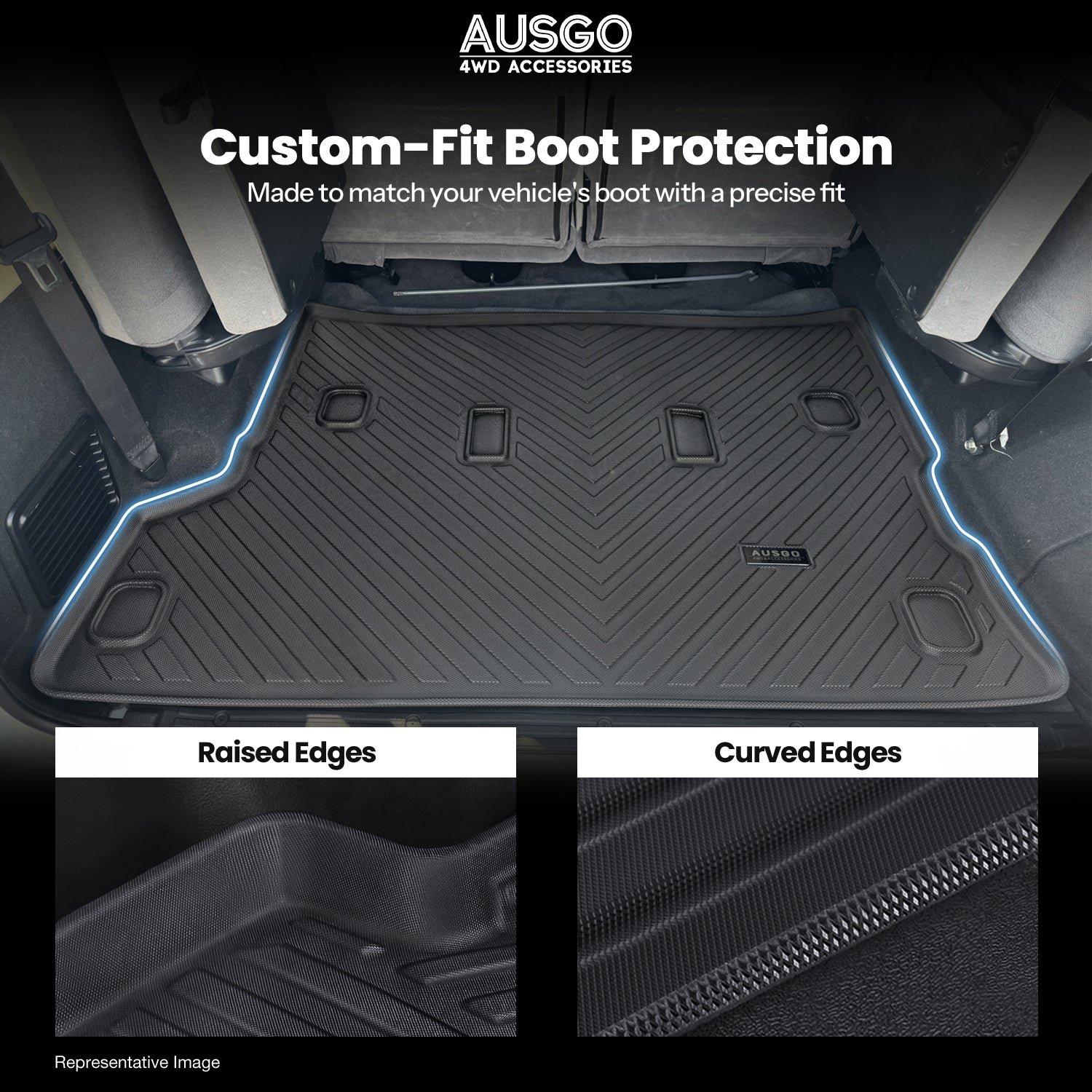 Boot Liner for Nissan Patrol Y61 1997-2015