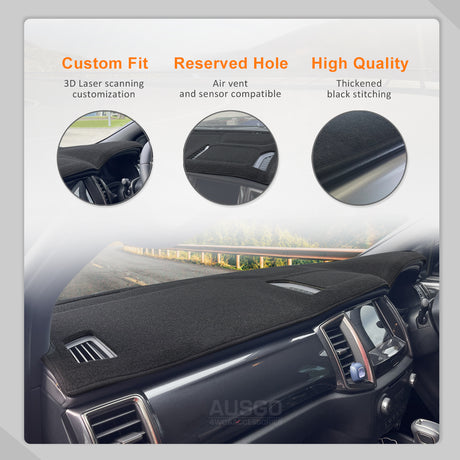 3D Dash Mat for Toyota Hilux REVO 2015-Onwards Dashboard Cover