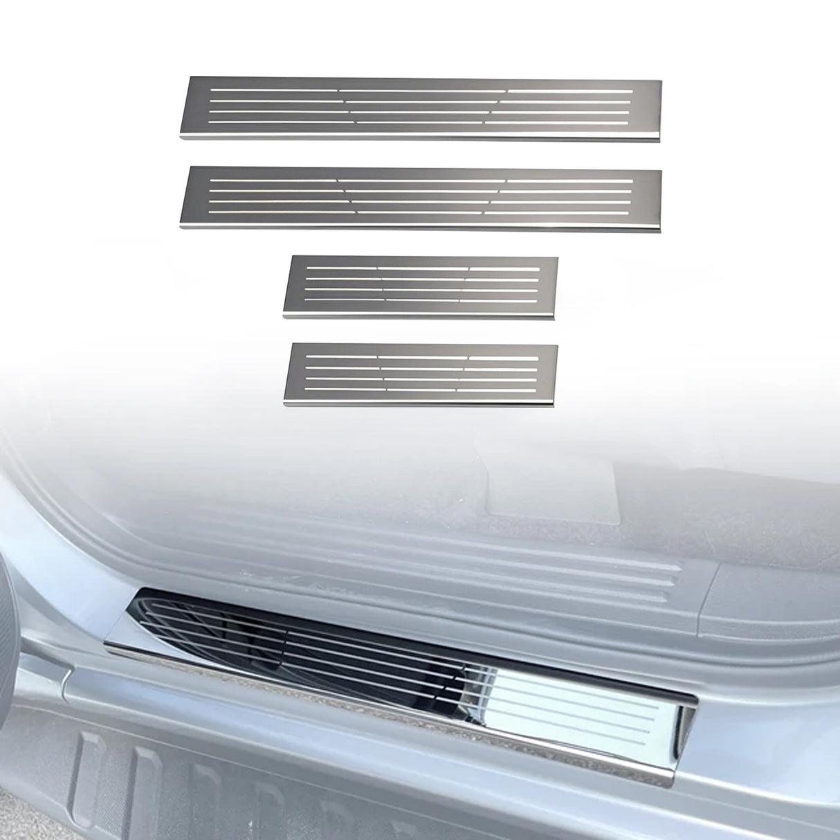 Stainless Door Sill Protector for Volkswagen Amarok Next-Gen NF Dual Cab 2023-Onwards