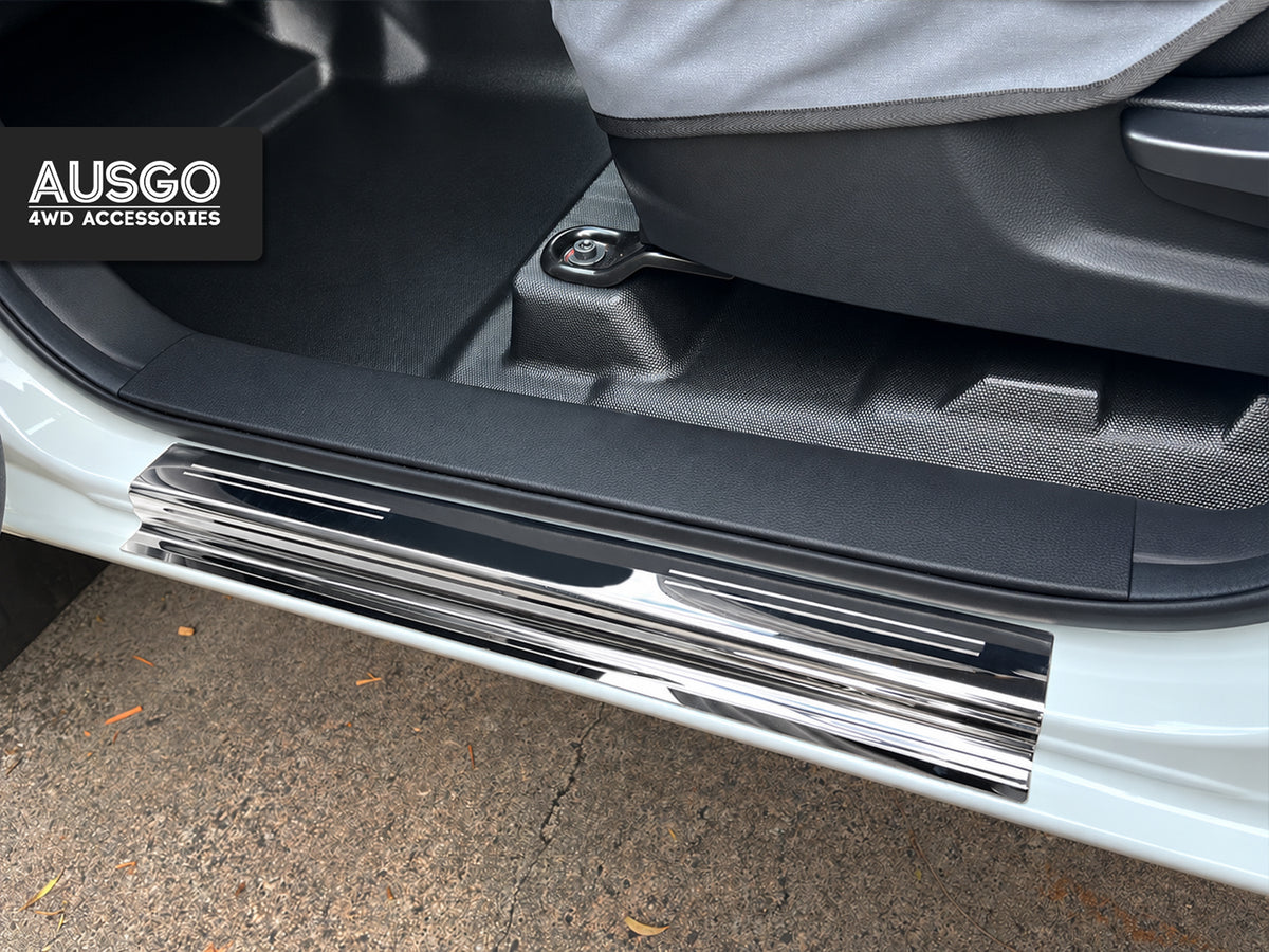 Stainless Door Sill Protector for ISUZU DMAX D-MAX Dual Cab 2020-Onwards