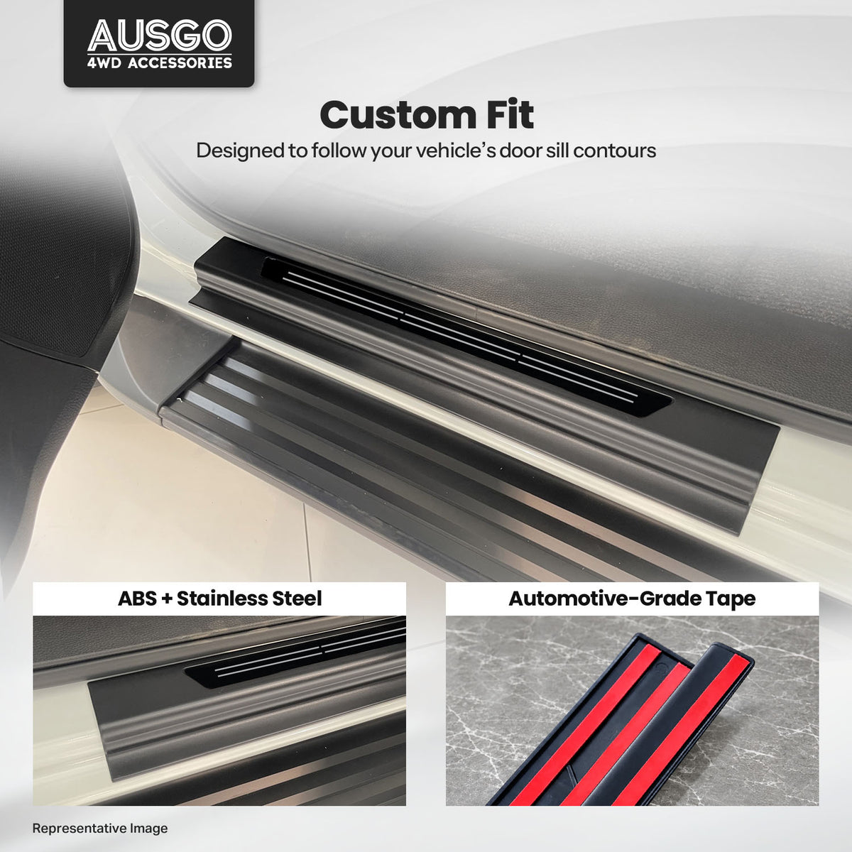 ABS Door Sill Protector for ISUZU MUX MU-X 2021-Onwards