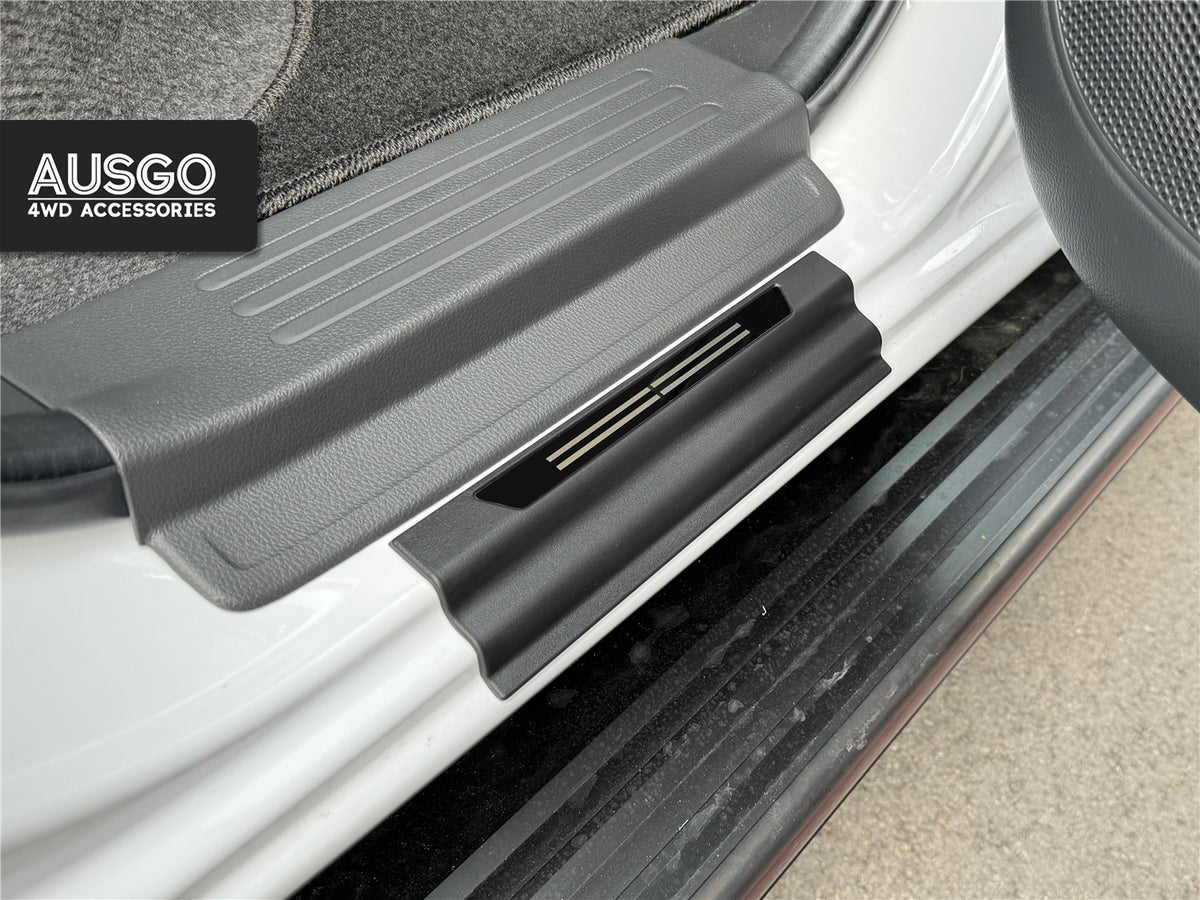 ABS Door Sill Protector for Mitsubishi Triton MQ MR Series Dual Cab 2015-2024
