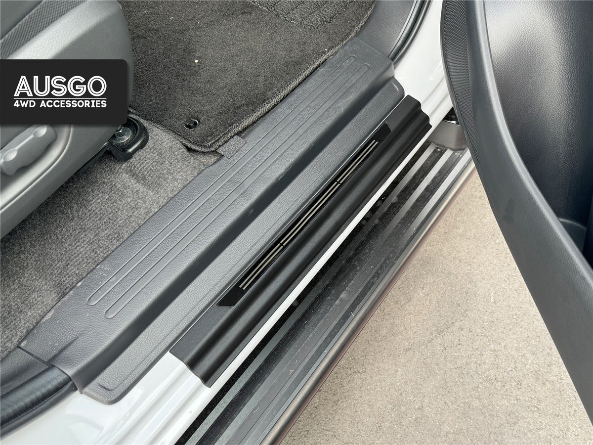 ABS Door Sill Protector for Mitsubishi Triton MQ MR Series Dual Cab 2015-2024