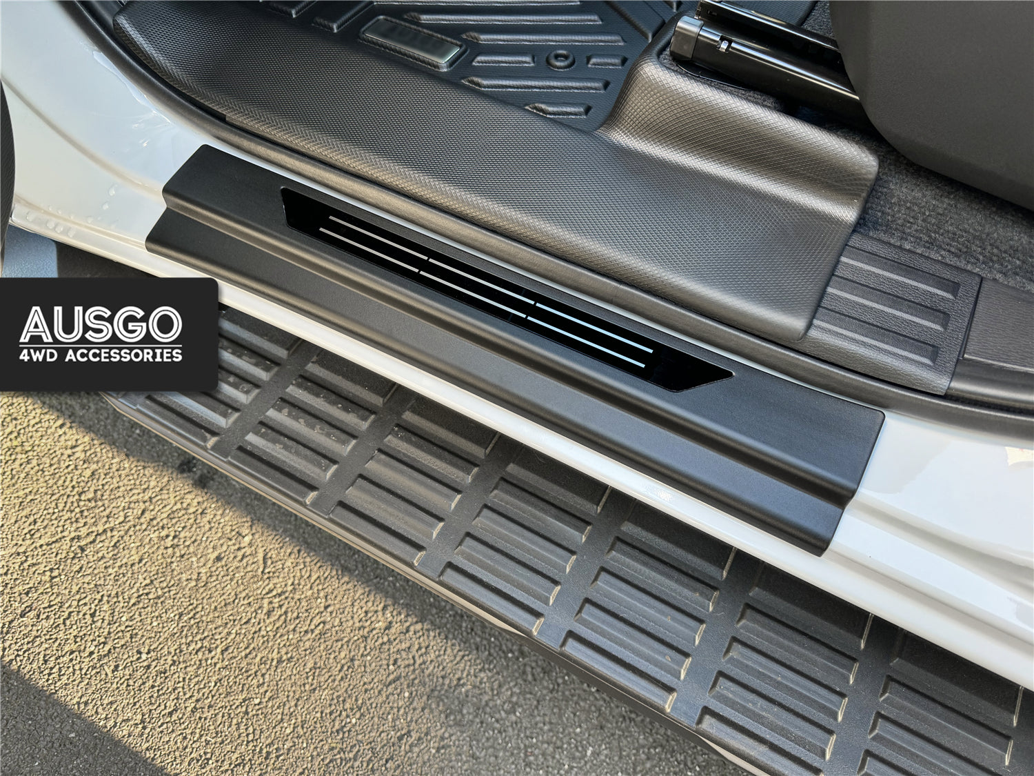 ABS Door Sill Protector for Mitsubishi Triton MV Next-Gen Dual Cab 2024-Onwards