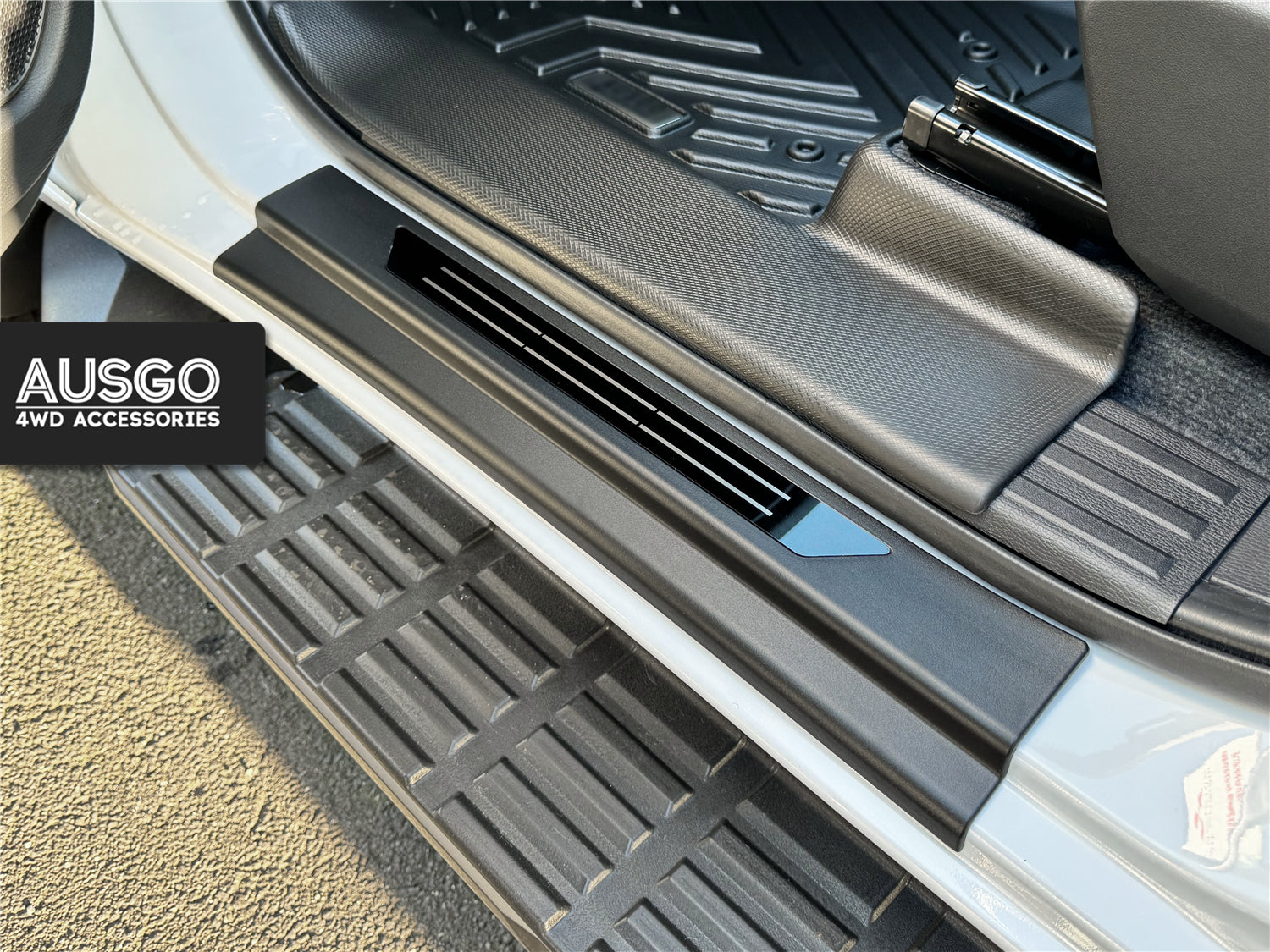 ABS Door Sill Protector for Mitsubishi Triton MV Next-Gen Dual Cab 2024-Onwards