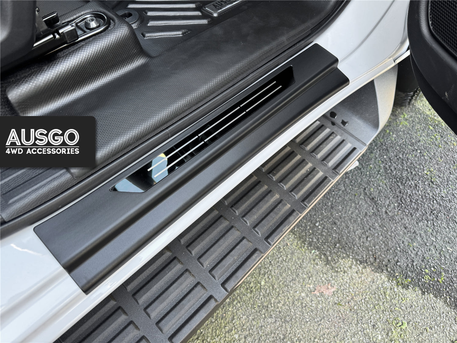 ABS Door Sill Protector for Mitsubishi Triton MV Next-Gen Dual Cab 2024-Onwards