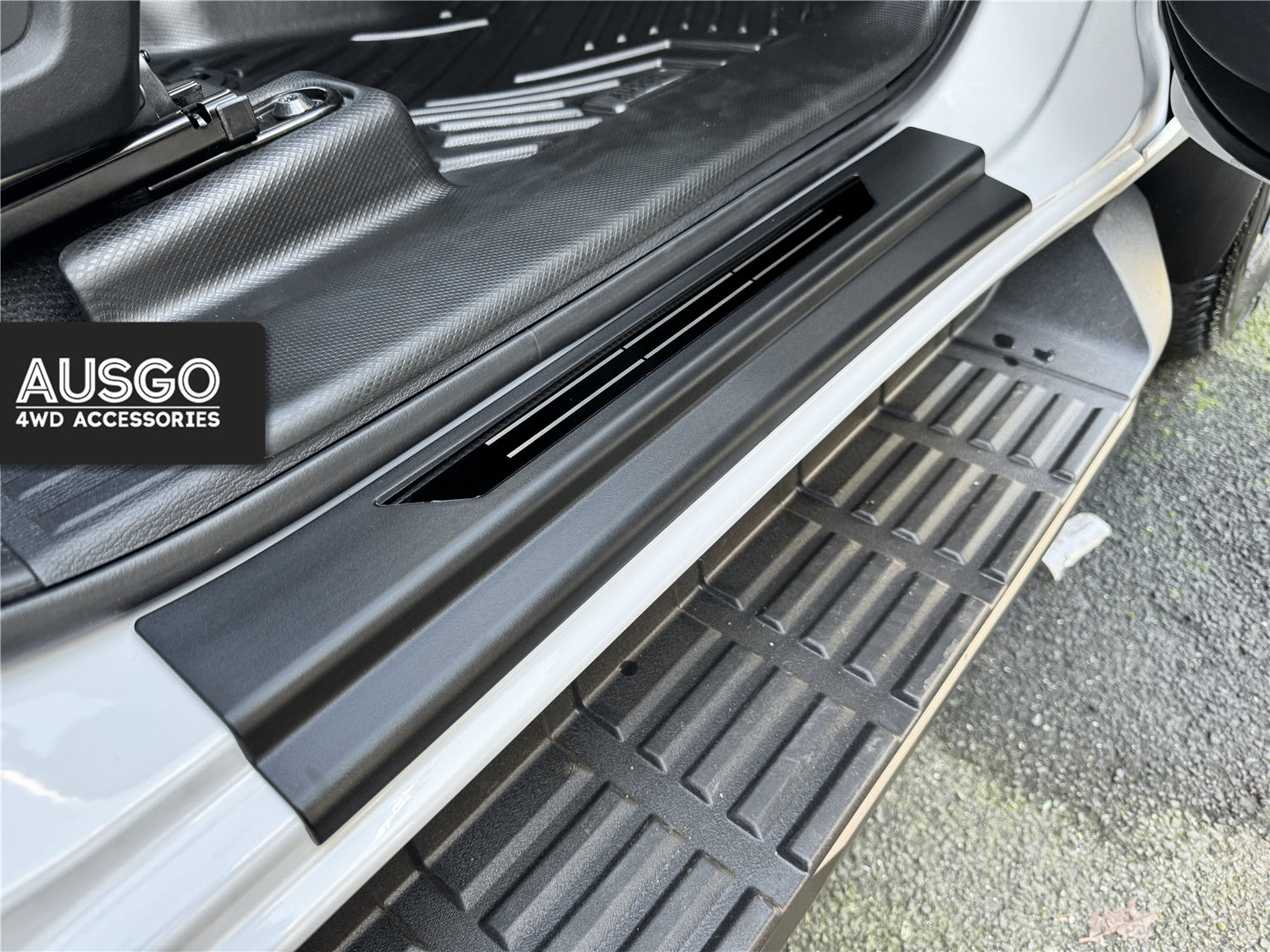 ABS Door Sill Protector for Mitsubishi Triton MV Next-Gen Dual Cab 2024-Onwards