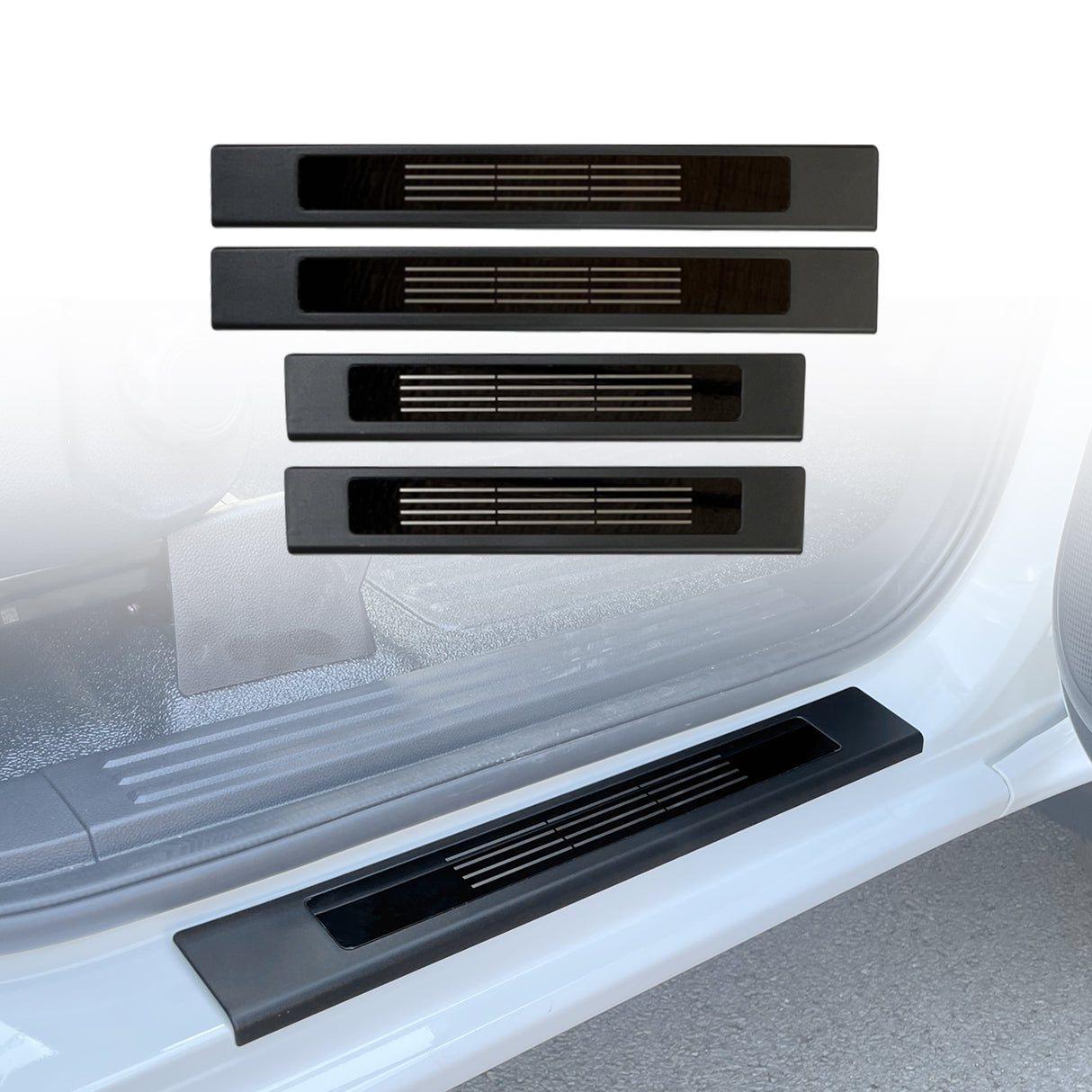 ABS Door Sill Protector for Volkswagen Amarok Next-Gen NF Dual Cab 2023-Onwards