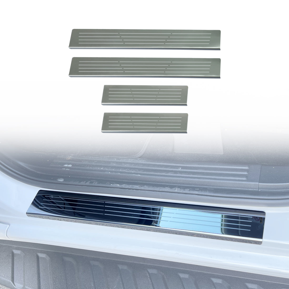 Stainless Door Sill Protector for Ford Ranger Next-Gen 2022-Onwards