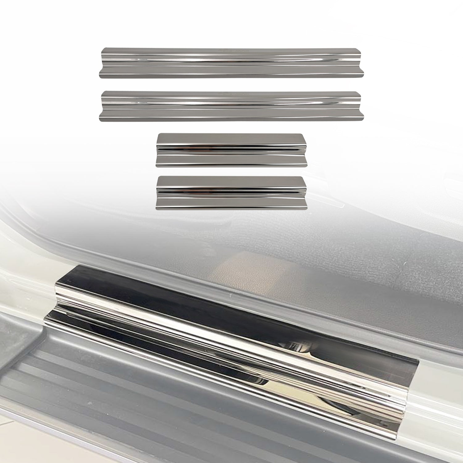 Stainless Door Sill Protector for ISUZU DMAX D-MAX Dual Cab 2012-2020