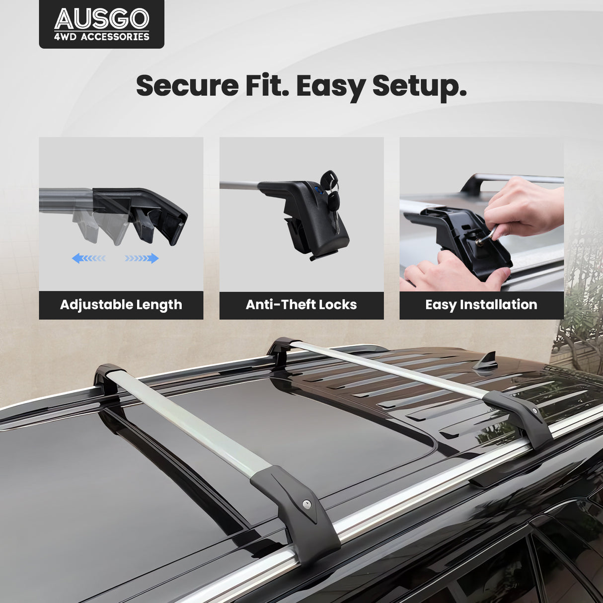Car Roof Rack for Volkswagen Passat Wagon 2015-2019