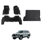 Double-Layer Car Floor Mats for Nissan Patrol GU Y61 1997-2015