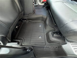 5D Moulded Floor Mats + Black Door Sill Protector for Ford Everest Next-Gen 2022-Onwards