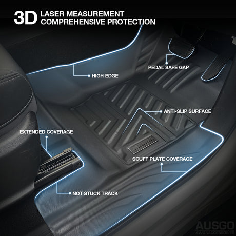 5D Car Floor Mats for GWM Cannon Single Cab 2025-Onwards